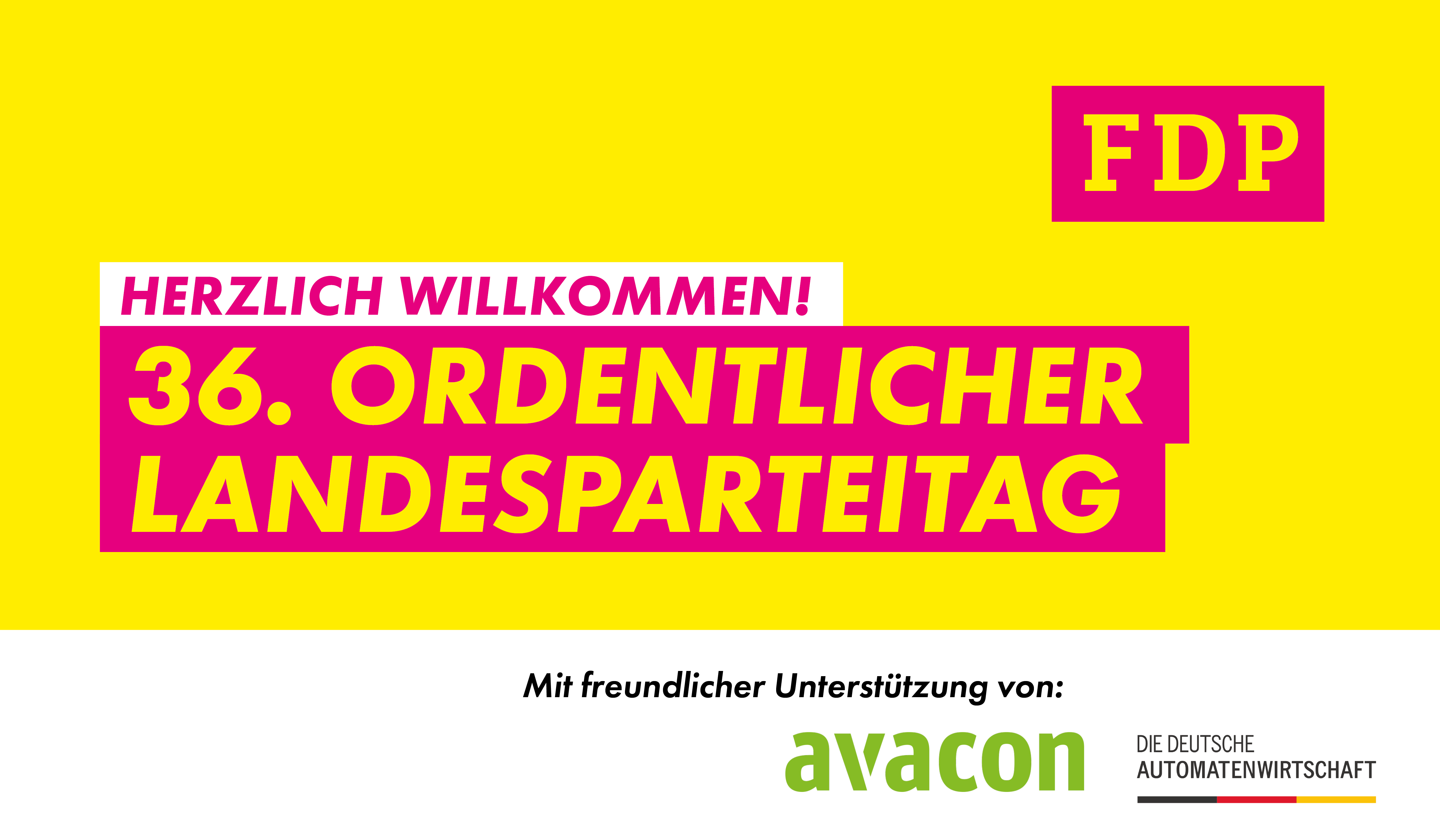 36. Ordentlicher Landesparteitag der FDP Sachsen-Anhalt