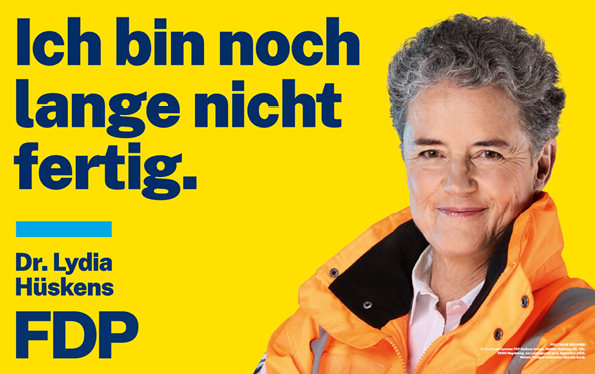 Ich bin noch lange nicht fertig.