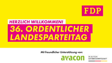 36. Ordentlicher Landesparteitag der FDP Sachsen-Anhalt