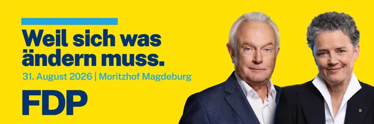 Endspurt-Veranstaltung zum Landtagswahlkampf mit Wolfgang Kubicki